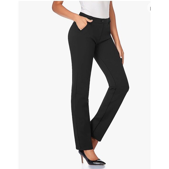 Tapata Stretchy Straight Black Dress Pants with Pockets SizeXXL (20) New - Picture 1 of 10